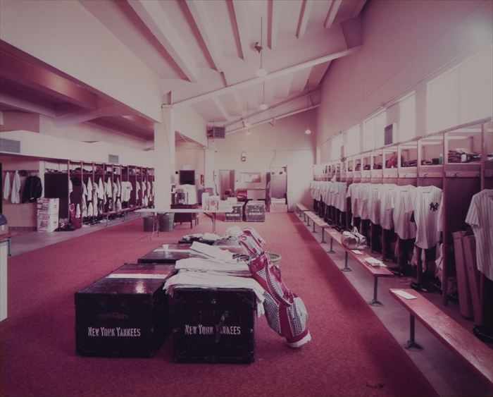 Appraisal: STEPHEN SHORE b YANKEE LOCKER ROOM YANKEES SPRING TRAINING Cibachrome