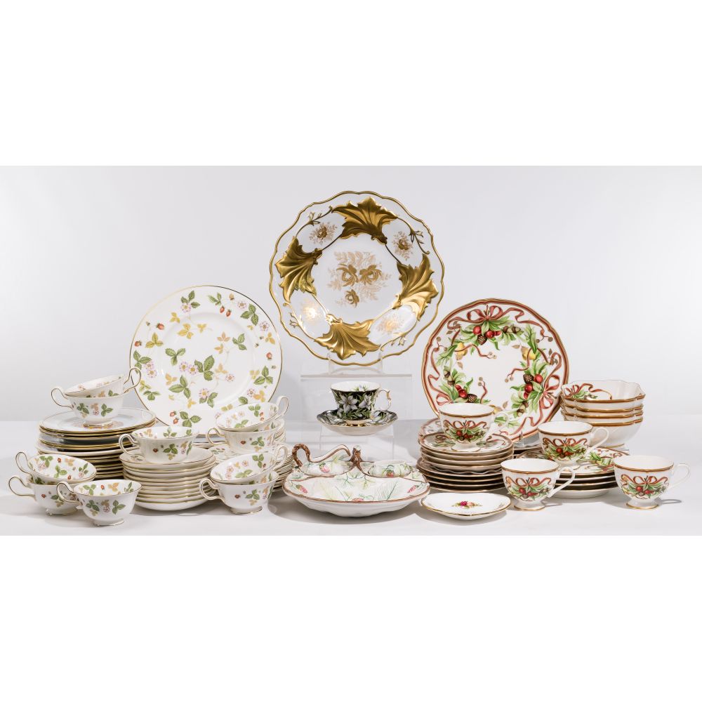 Appraisal: TIFFANY AND WEDGWOOD CHINA ASSORTMENT items with items from Tiffany