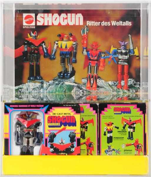 Appraisal: Shogun Warriors German Store Toys Display This is a one-of-a-kind