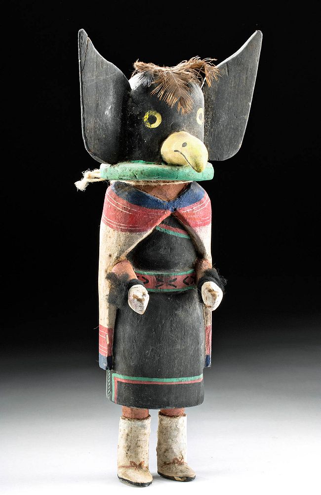 Appraisal: Native American Painted Wood Kachina s Native American Indian Southwest