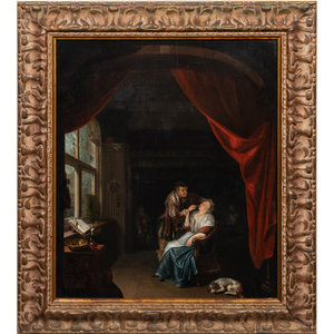 Appraisal: Follower of Gerrit Dou Dutch - Dental Work oil on