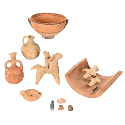 Appraisal: A small collection of ancient Egyptian and Eastern Mediterranean pottery