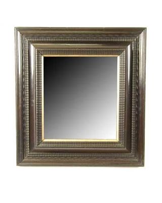 Appraisal: A Dutch ebonised wall mirror in th century style the