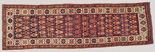 Appraisal: A Caucasian runner Caucasus late th century size approximately ft