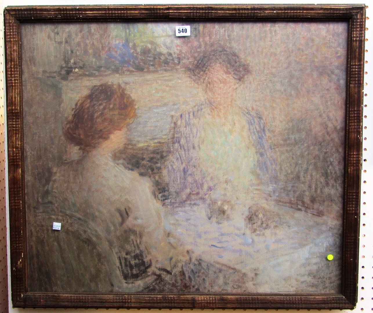 Appraisal: Ernest Joseph Laurent - Two ladies having tea by the