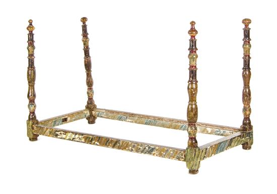 Appraisal: Sale Lot A Venetian Painted and Parcel Gilt Daybed th