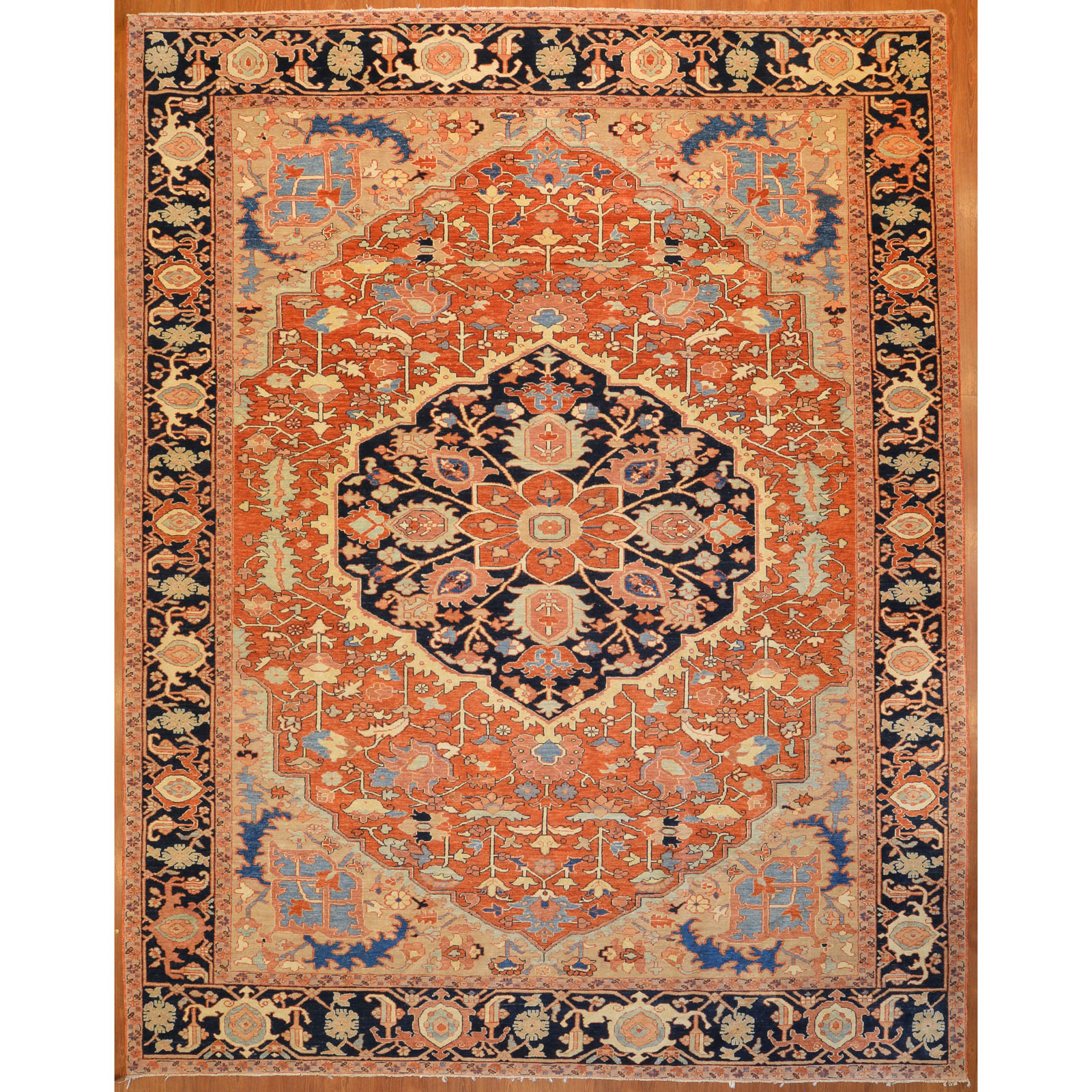 Appraisal: SERAPI DESIGN CARPET TURKEY X Fourth quarter- th century hand-knotted