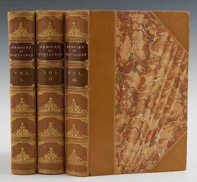 Appraisal: Two Volumes Memoirs of Monsieur D'Artagnan Captain-Lieutenant of the st