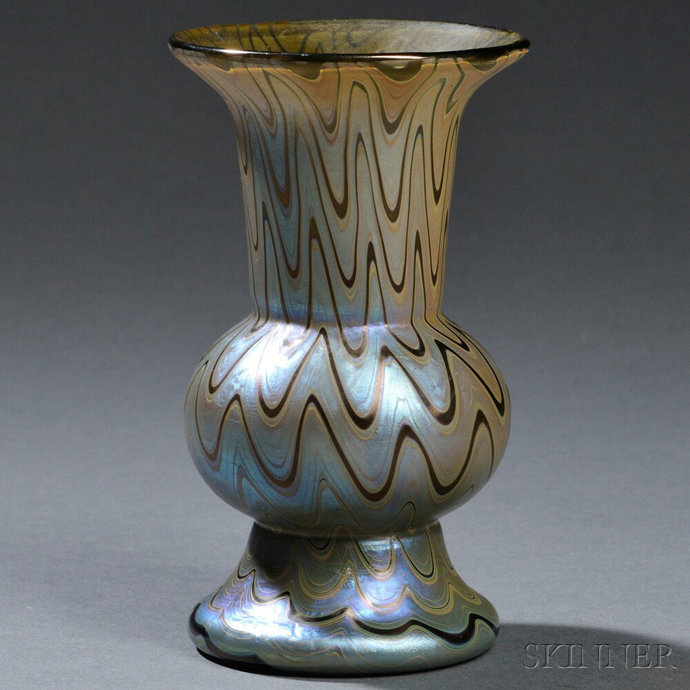 Appraisal: Small Loetz Vase Art glass Austria early th century Long