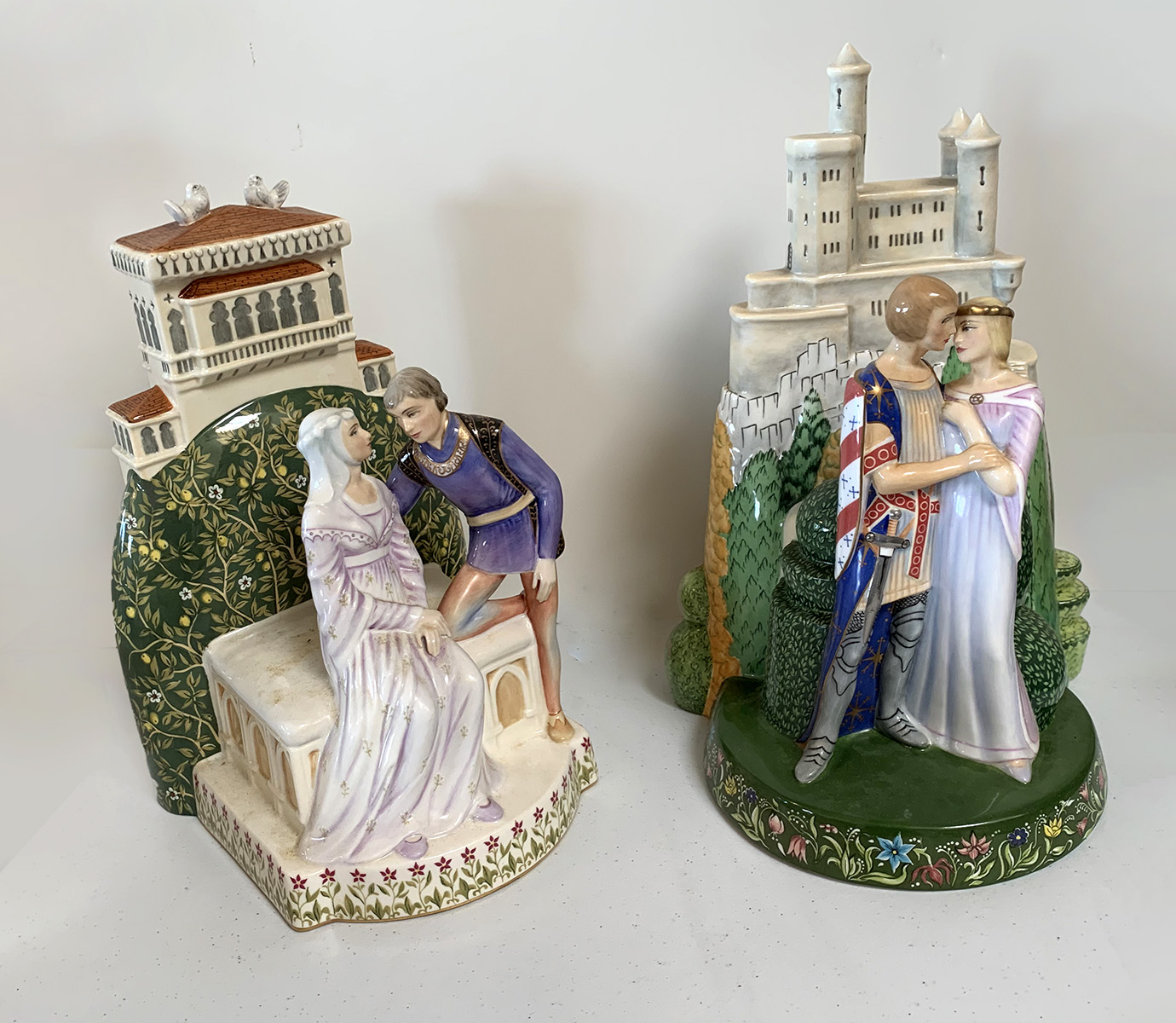 Appraisal: ROYAL DOULTON GREAT LOVERS GROUPINGS Designed by Robert Jefferson Romeo