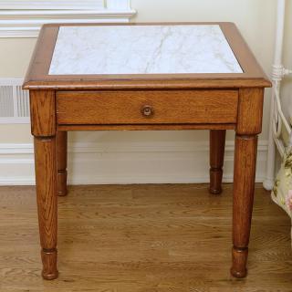 Appraisal: Ralph Lauren oak side table Ralph Lauren oak side table