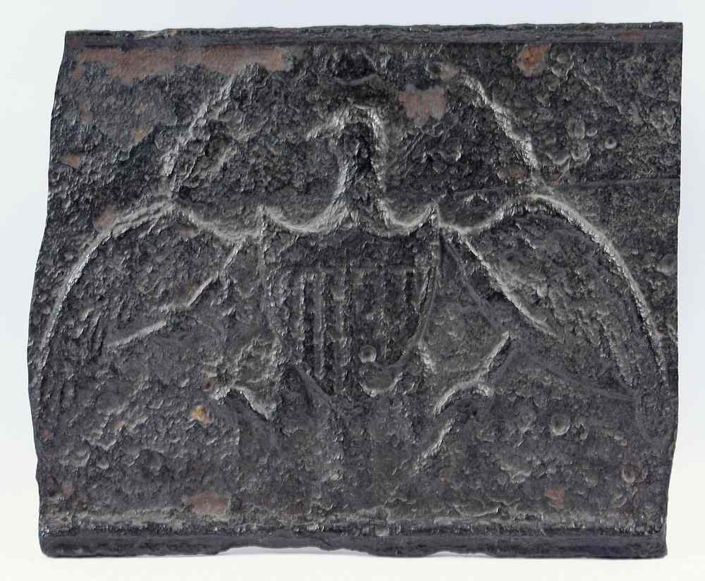 Appraisal: CAST IRON AMERICAN EAGLE RELIEF- originally part of a fireback