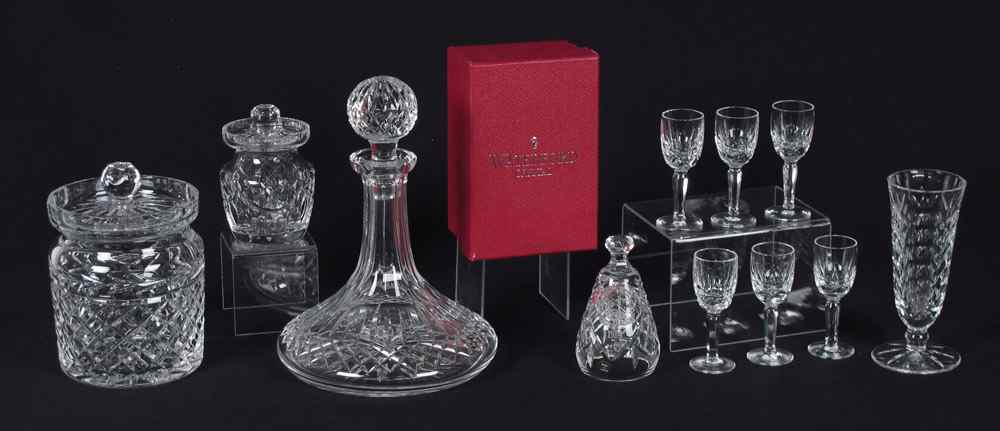 Appraisal: PIECE WATERFORD CRYSTAL COLLECTION piece to include ships decanter honey