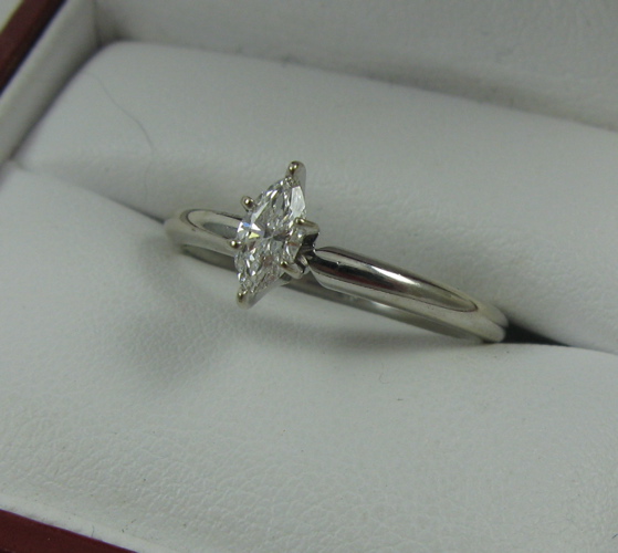 Appraisal: DIAMOND SOLITAIRE RING K white gold the estimated weight of