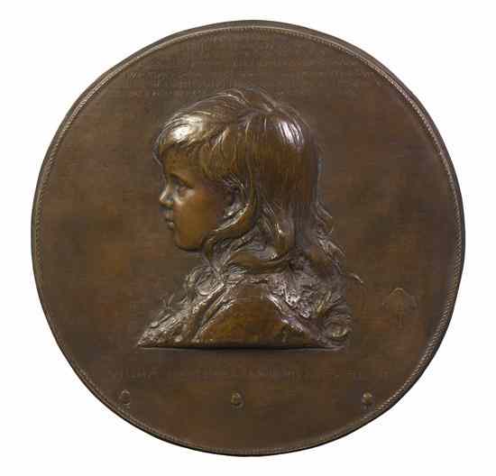 Appraisal: Augustus Saint-Gaudens American - William Evarts Beaman in his fourth