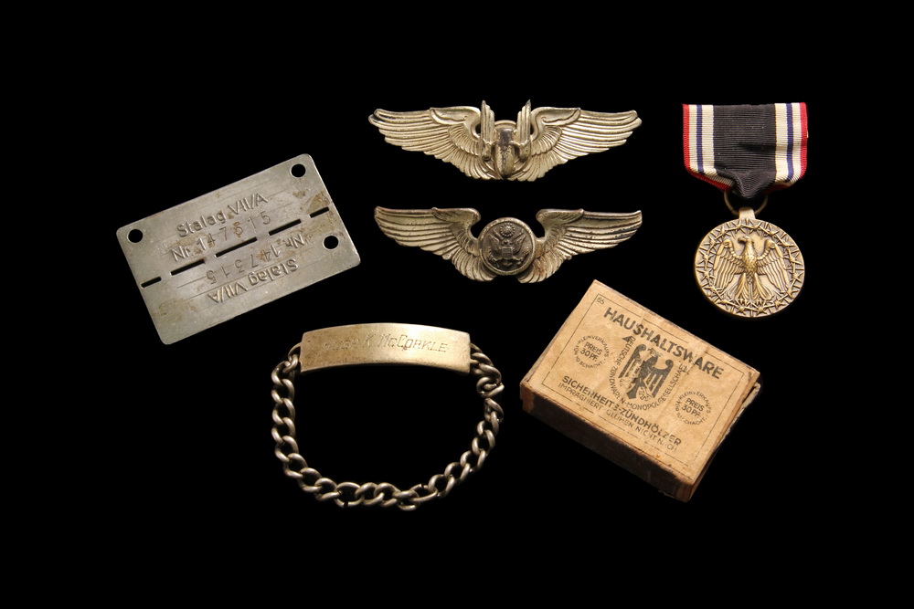 Appraisal: WWII POW RELICS - Memorabilia of Corporal Hugh K McCorkle