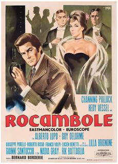 Appraisal: POLLOCK CHANNING Rocambole Rome Vecchioni Guadango Italian poster advertising the