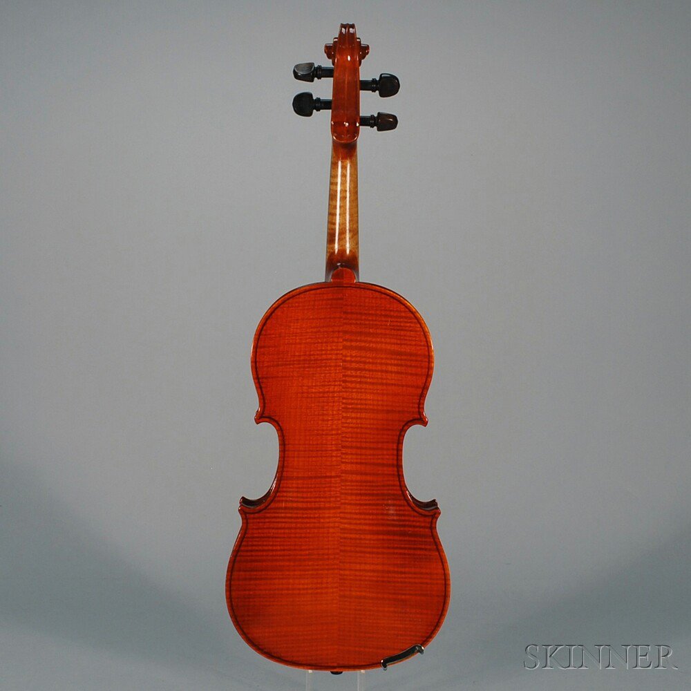 Appraisal: Modern German Violin Ernst Heinrich Roth Bubenreuth-Erlangen c labeled ERNST