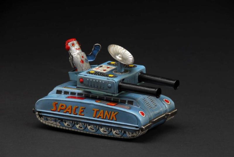 Appraisal: Space Tank Toy Description Japanese Working When in operation toy