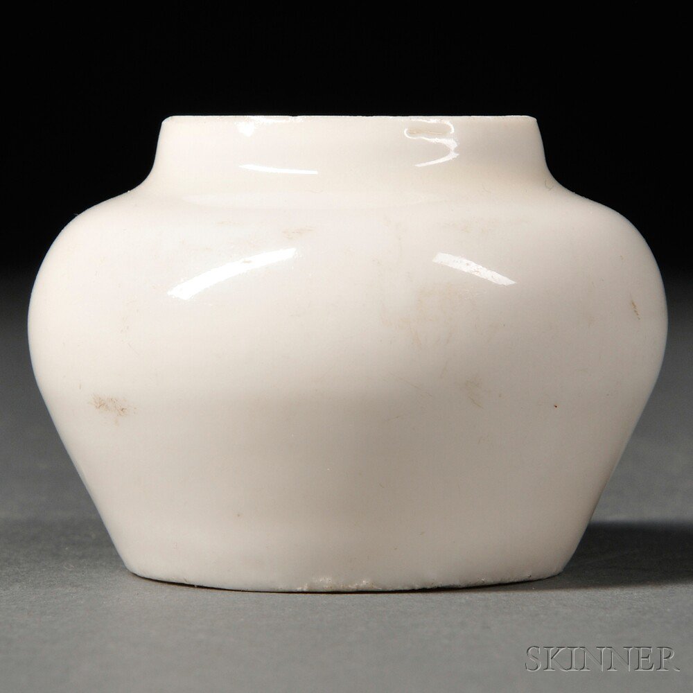 Appraisal: Blanc-de-Chine Jarlet China Qing Dynasty decorated with a glossy white