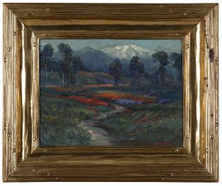 Appraisal: William Ballantine Dorsey Stream through a California landscape signed lower