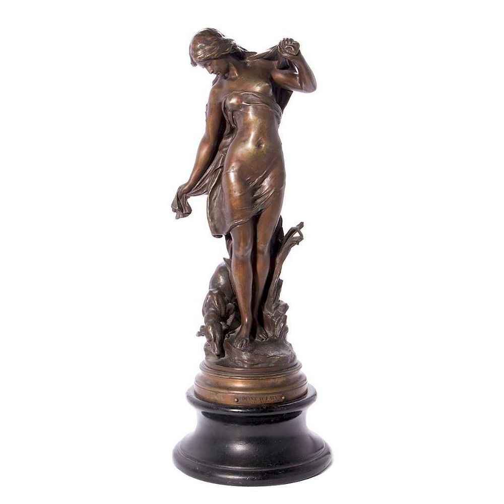 Appraisal: Late th early th century bronze by Mathurin Moreau A