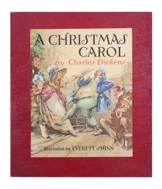 Appraisal: EVERETT SHINN DICKENS CHRISTMAS CAROL Charles Dickens A Christmas Carol