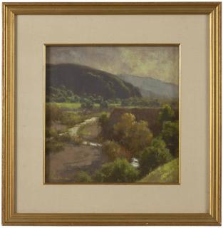 Appraisal: Glenna Hartmann ''Bright Water Piru Creek'' signed lower left Hartmann