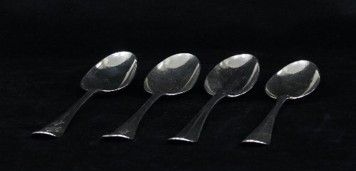 Appraisal: A George III shell back silver table spoon WC London