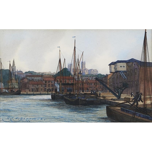 Appraisal: Frank Joseph Henry Gardiner - - The Brayford Pool Lincoln