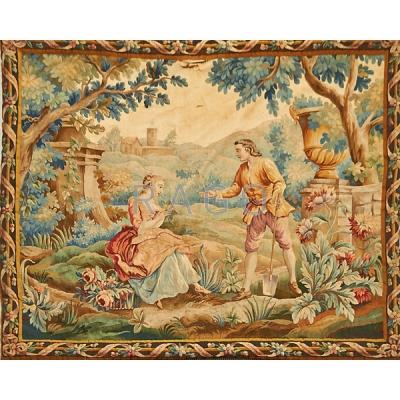 Appraisal: FLEMISH TAPESTRY Condition Report