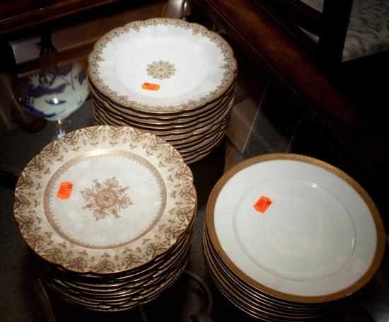 Appraisal: Assorted Limoges plates Estimate - All property is sold as-is