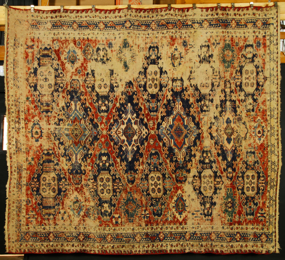 Appraisal: - Caucasian Soumak rug Caucasian Soumak 'h x 'w Provenance