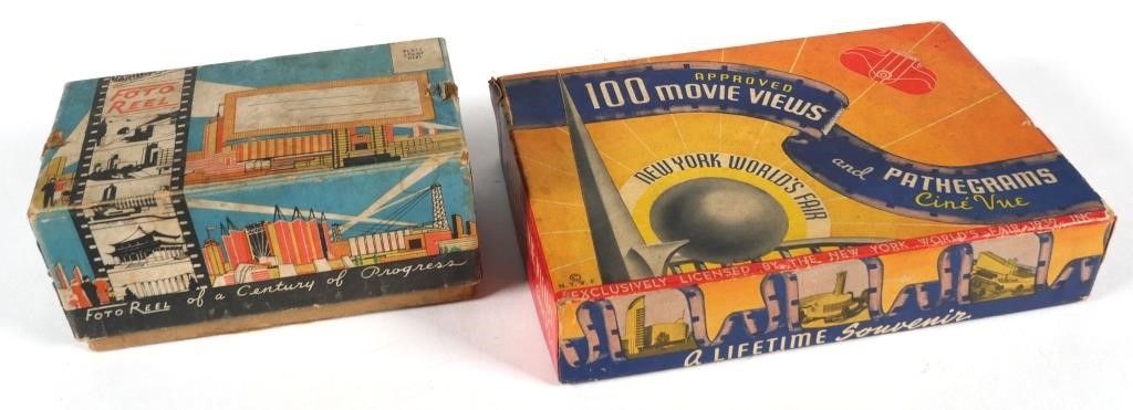 Appraisal: VINTAGE CINEMA VIEWING TOYSLot of two items in their original