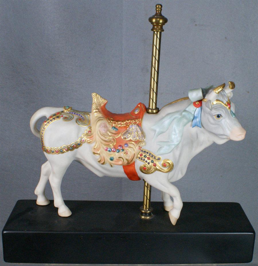 Appraisal: Cybis porcelain Plutus The Carousel Bull h Ed of Estimate