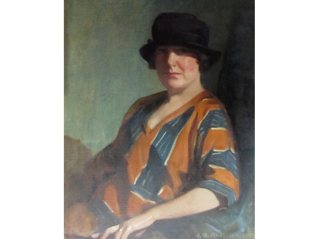 Appraisal: J B ANDERSON Early th Century PORTRAIT OF A LADY