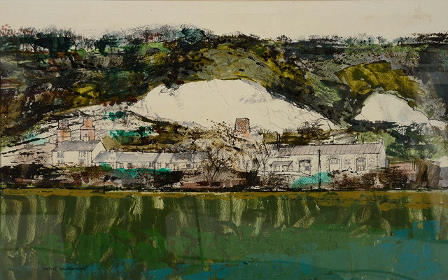 Appraisal: ROBERT MICKLEWRIGHT - A harbour side town with chalk cliffs