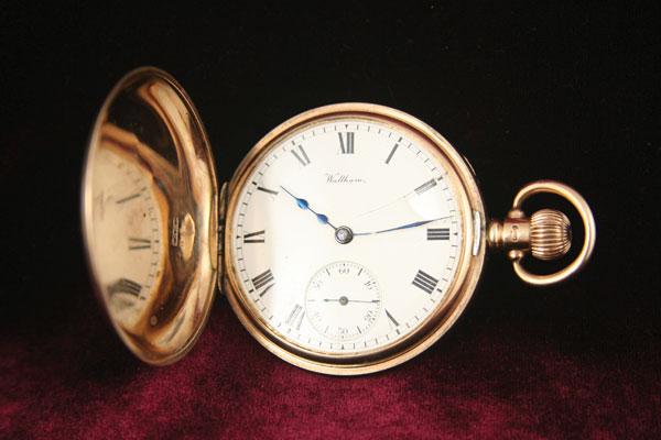 Appraisal: A George V Waltham ct gold cased Hunter Pocket Watch