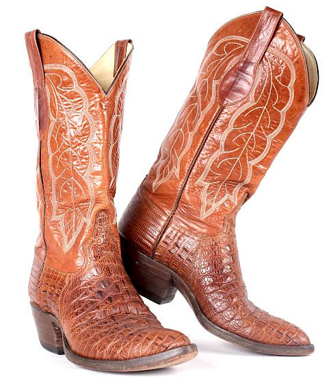 Appraisal: Vintage Darrel Loyd Cowboy Boots This lot offers you a