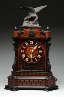 Appraisal: Beha Black Forest Musical Cuckoo Shelf Clock Eagle top complete