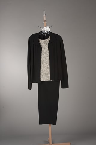 Appraisal: Akris black piece outfit with wool slacks cashmere outer sweater