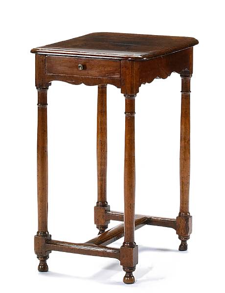 Appraisal: A Louis XIV walnut table early th century The rectangular