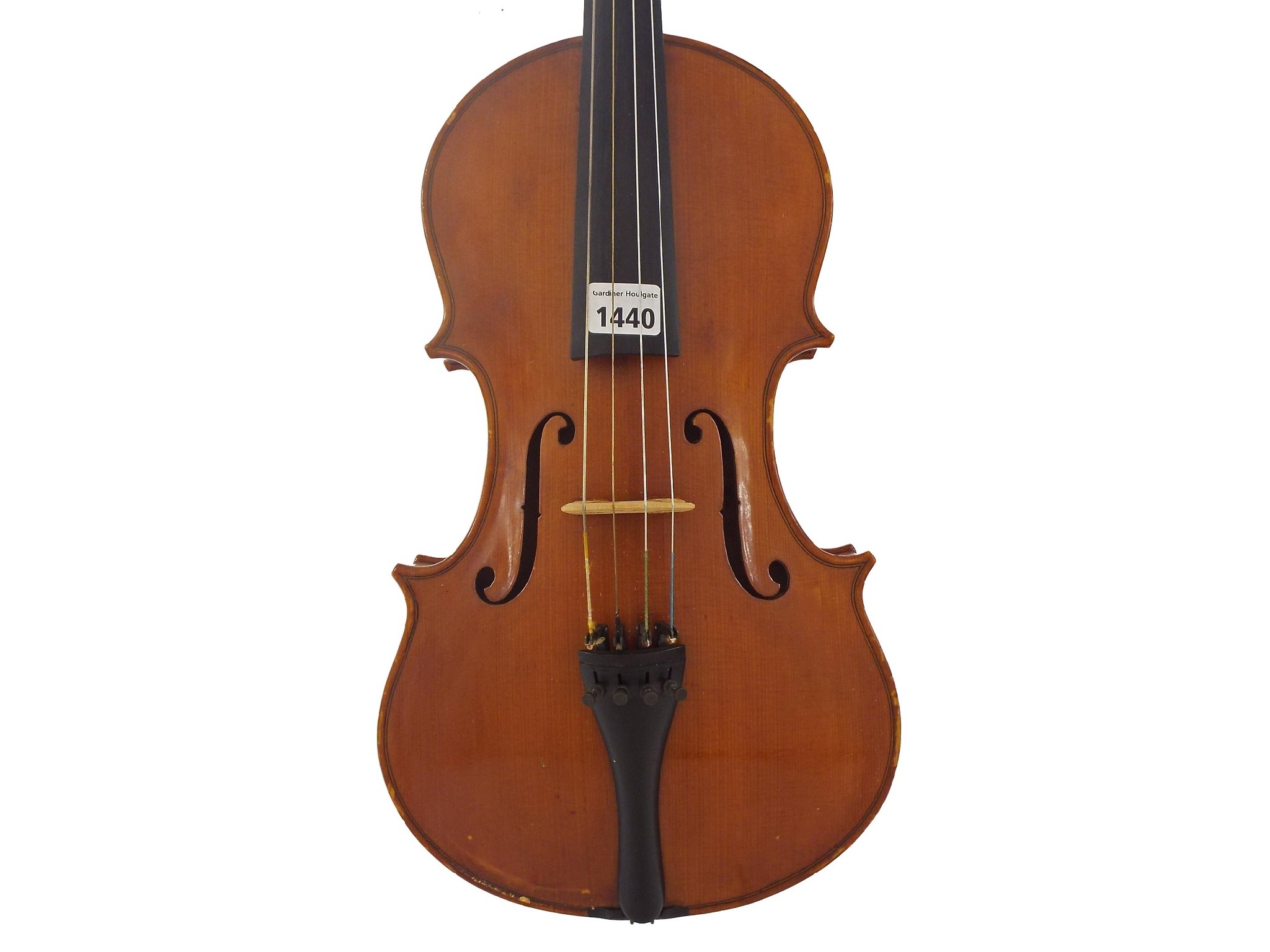 Appraisal: English viola by and labelled Robert Corbin Christchurch cm