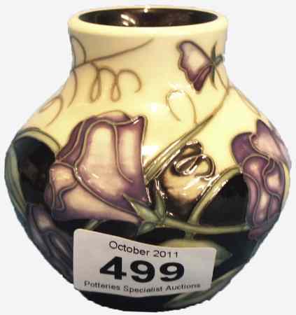 Appraisal: Moorcroft small Vase decorated with purple Flowers dated height cm