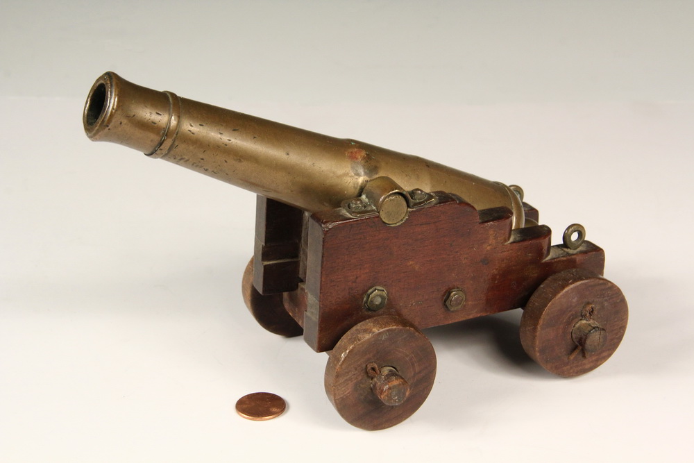 Appraisal: MODEL US NAVAL CANNON - Victorian Era Working Bronze Model