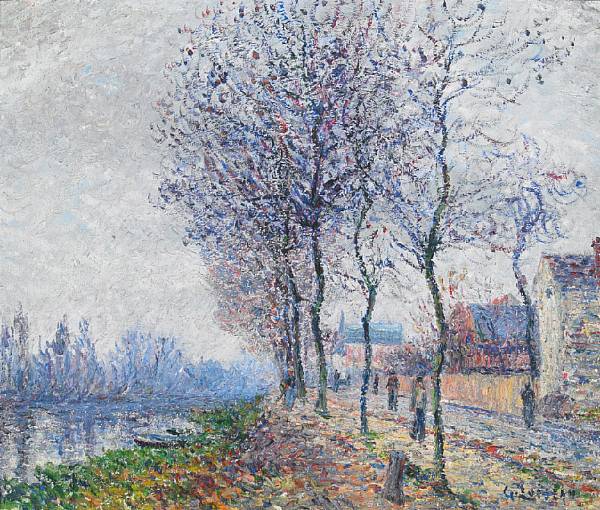 Appraisal: n a Gustave Loiseau French - L'Oise Pontoise signed 'G