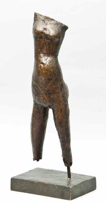 Appraisal: Reg Butler - Torso bronze with dark brown patina signed