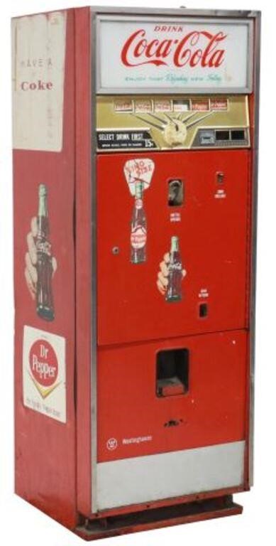 Appraisal: Vintage Coca-Cola cent select-o-matic machine c s manufactured by Westinghouse