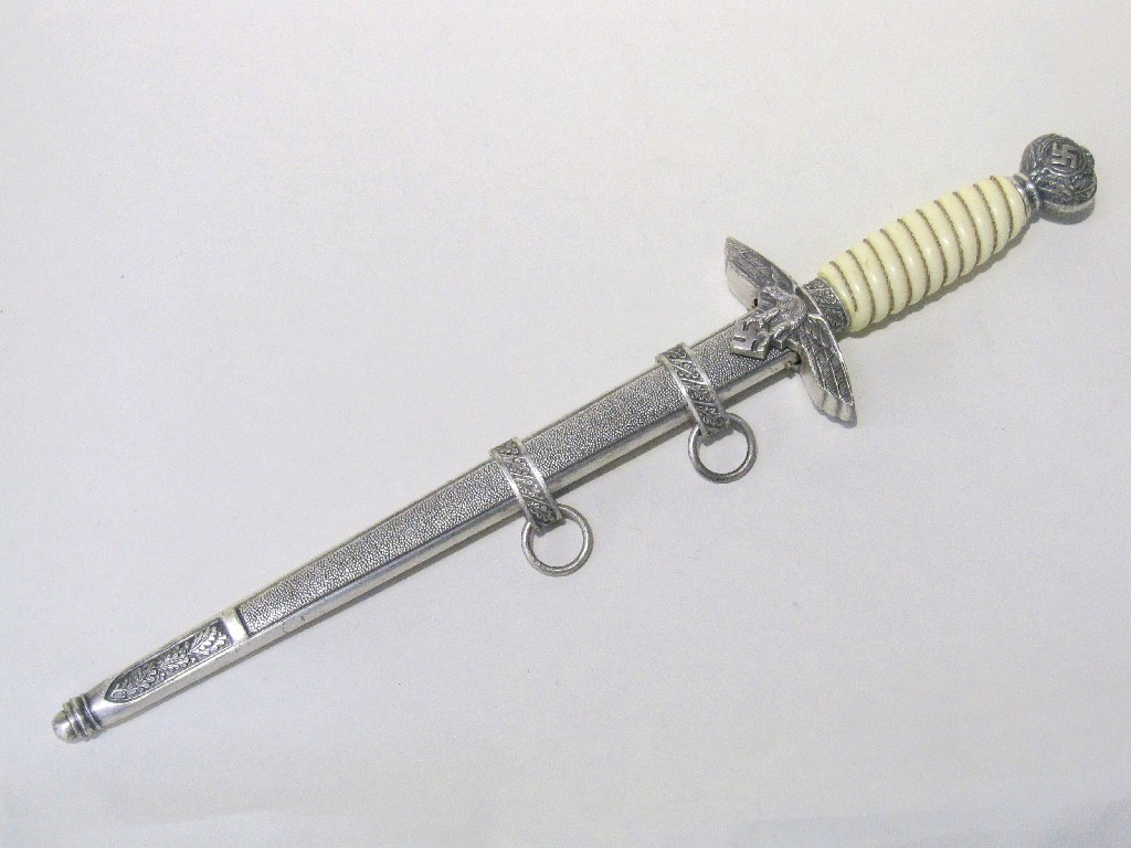 Appraisal: Lot comprising two reproduction Nazi daggers