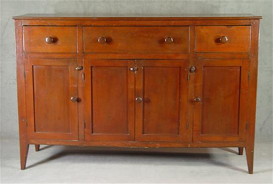 Appraisal: Country Hepplewhite Southern Sideboard First half of th Century Poplar